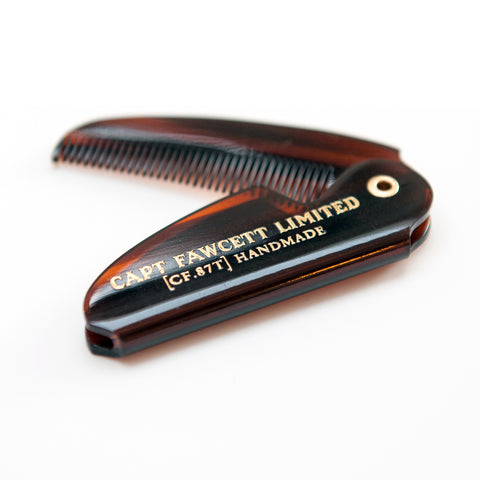 Captain Fawcett Folding Moustache Comb